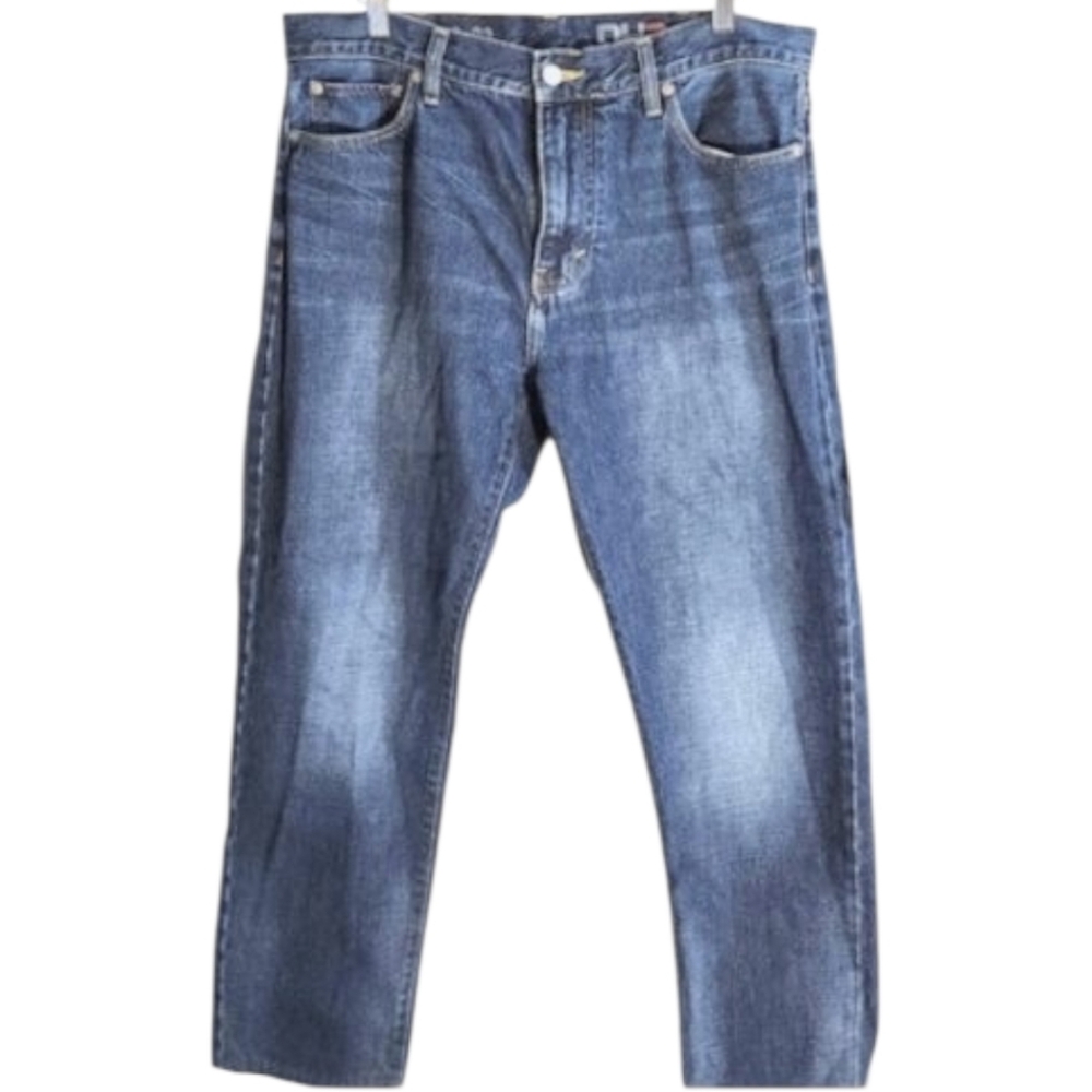 DH3 Slim Tapered Men’s Jeans 38x30 Dark Wash Modern Spring Denim